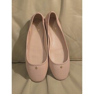 Kate Spade NY Keaton Leather Ballet Flats Pink Women's Size 9.5